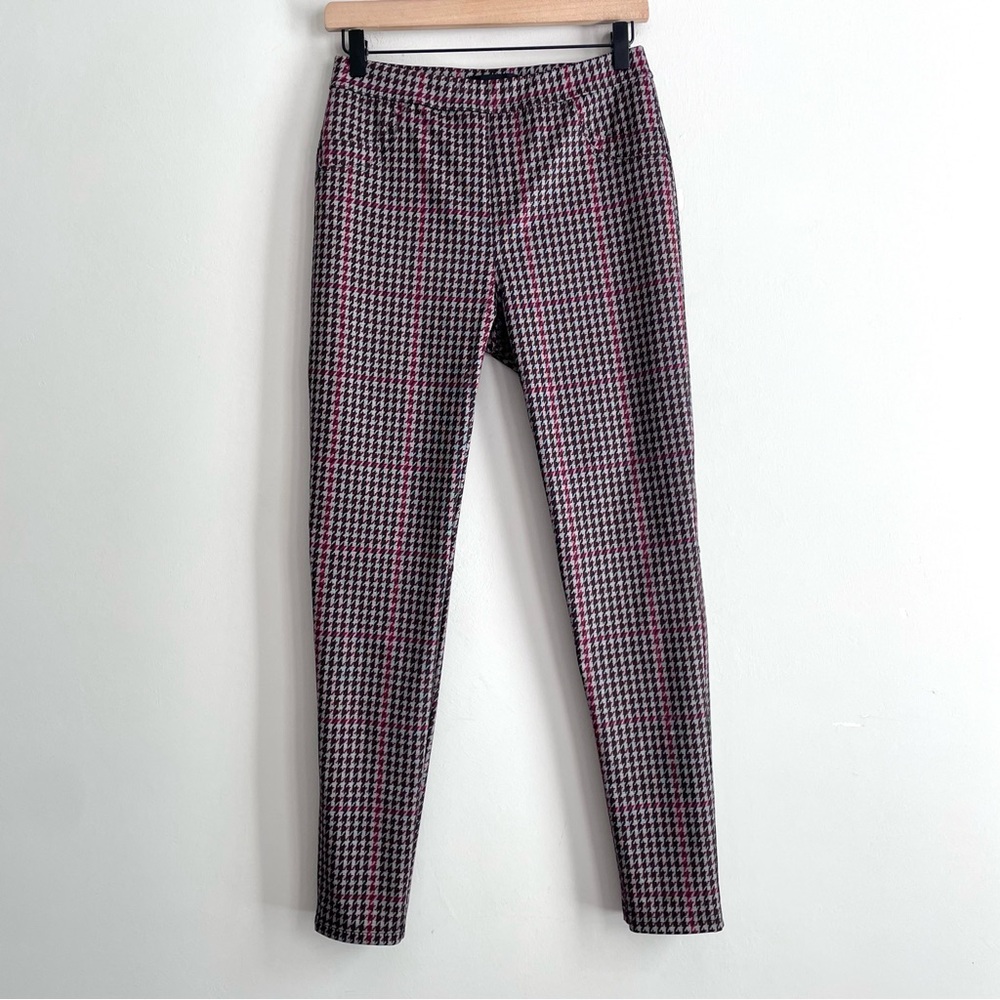 Sanctuary Pull On Mid Rise Houndstooth Leggings